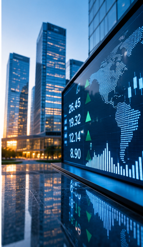 Financial services and insurance industry mark: life insurance, health insurance, and investment solutions